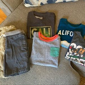 5T Toddler Boy California Graphic Tee Bundle